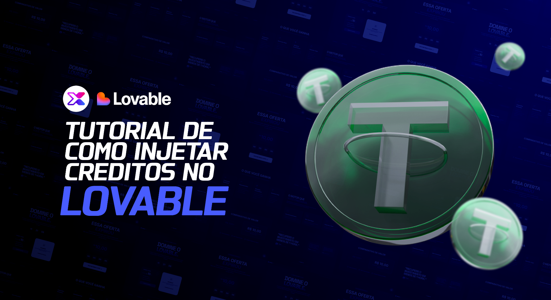 COMO INSERIR OS CRÉDITOS NA CONTA LOVABLE